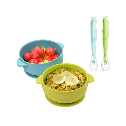 Plato de silicón antideslizante para niños