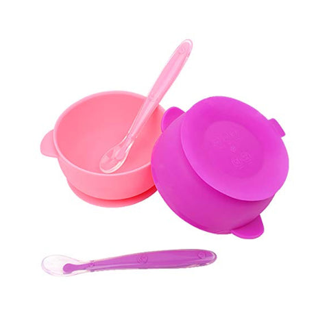 Plato de silicón antideslizante para niños