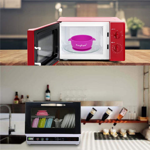 Plato de silicón antideslizante para niños